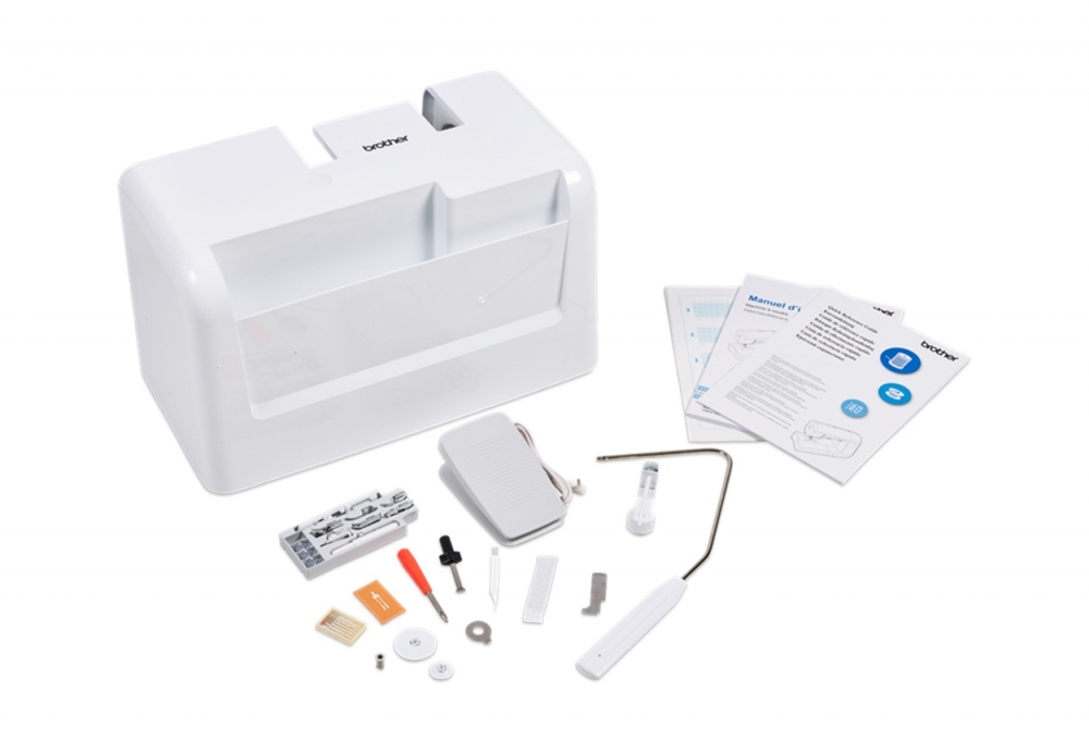 Medfølgende tilbehør.